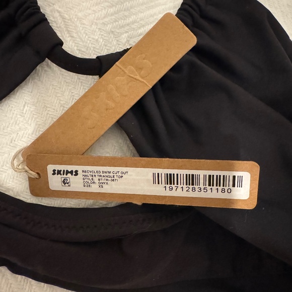 SWIMS SIGNATURE SWIM HALTER BIKINI TOP- Onyx - Picture 3 of 8